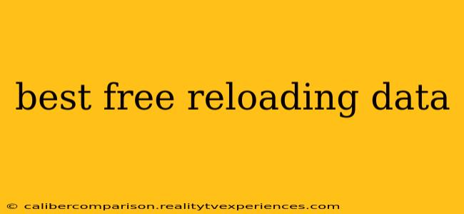 best free reloading data