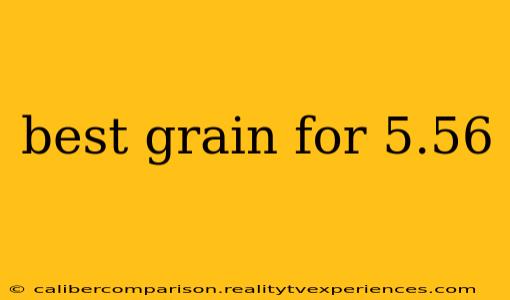 best grain for 5.56