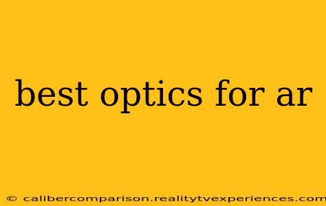 best optics for ar