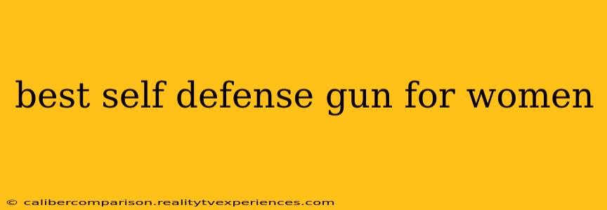 best self defense gun for women