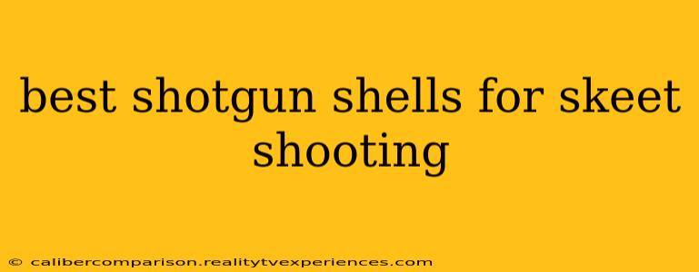 best shotgun shells for skeet shooting