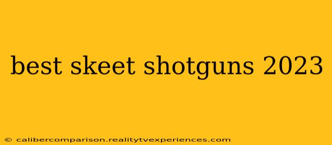 best skeet shotguns 2023