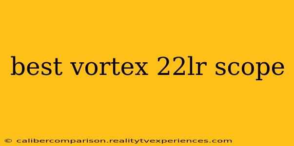 best vortex 22lr scope