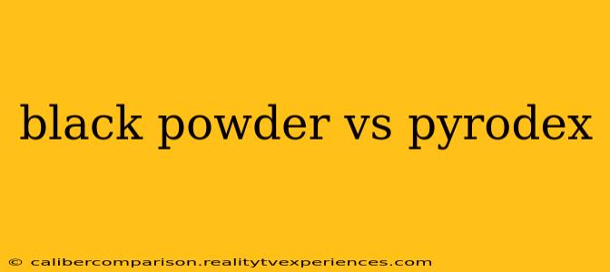 black powder vs pyrodex