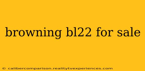 browning bl22 for sale