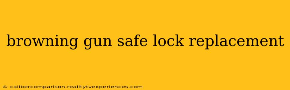 browning gun safe lock replacement