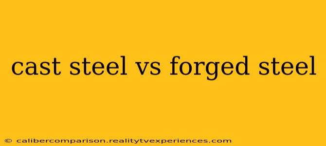 cast steel vs forged steel