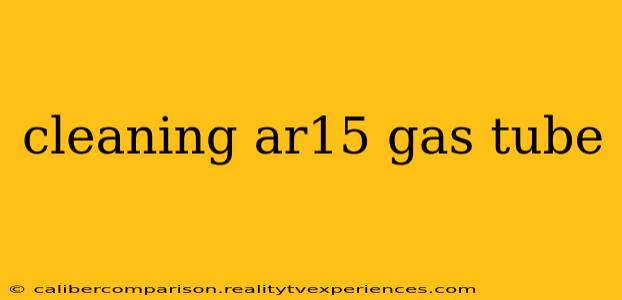 cleaning ar15 gas tube