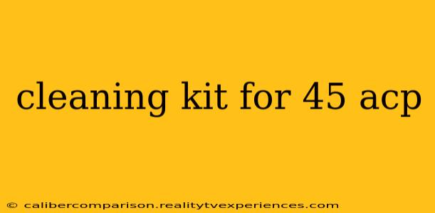 cleaning kit for 45 acp