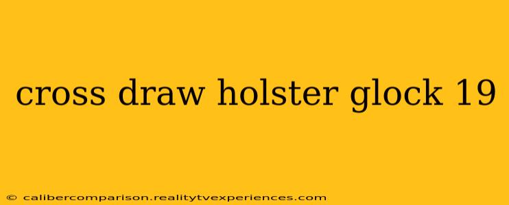 cross draw holster glock 19