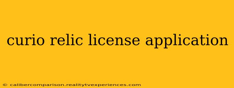 curio relic license application