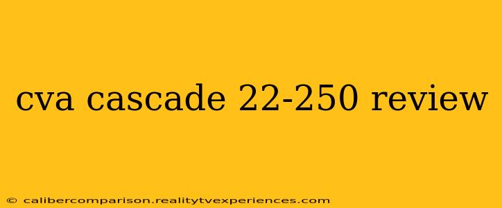 cva cascade 22-250 review