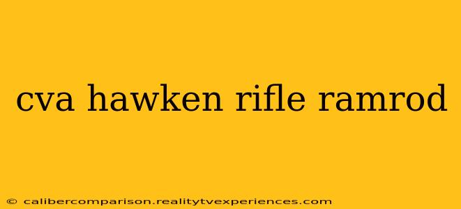 cva hawken rifle ramrod