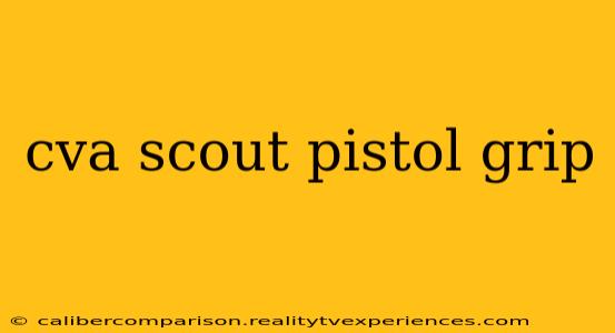 cva scout pistol grip