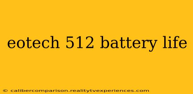 eotech 512 battery life