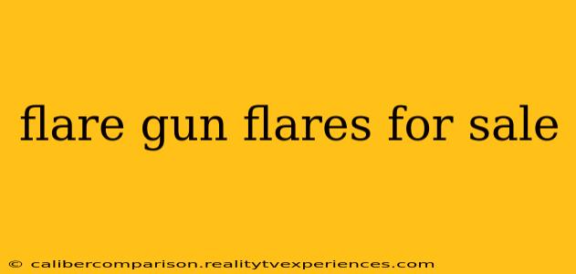 flare gun flares for sale