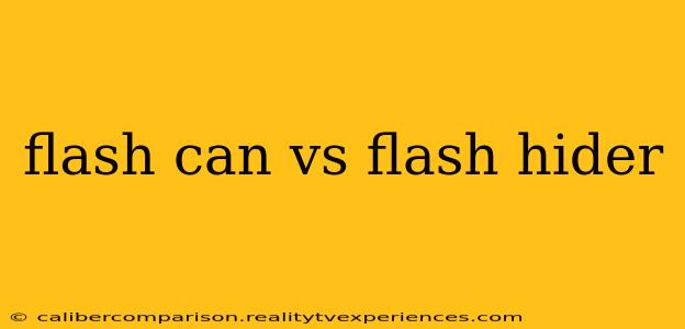 flash can vs flash hider