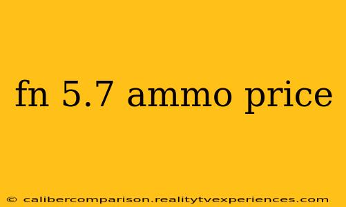 fn 5.7 ammo price