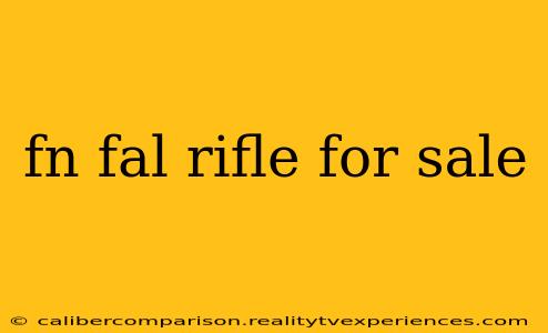 fn fal rifle for sale