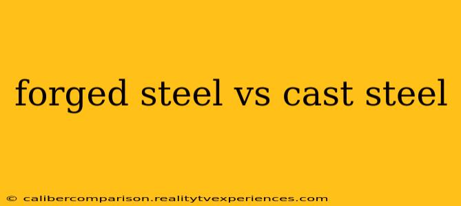 forged steel vs cast steel