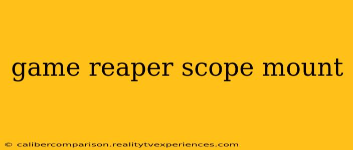 game reaper scope mount