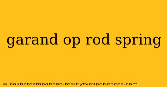 garand op rod spring