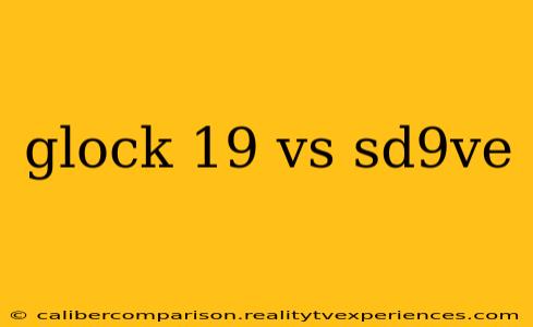 glock 19 vs sd9ve