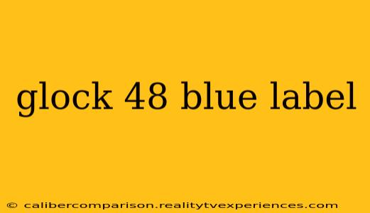 glock 48 blue label