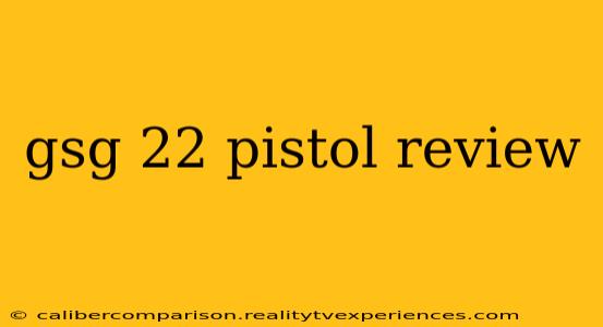 gsg 22 pistol review