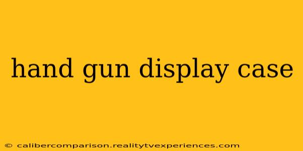 hand gun display case