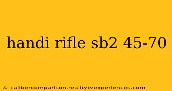 handi rifle sb2 45-70