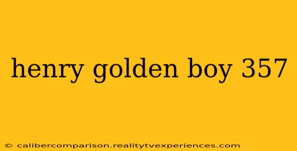 henry golden boy 357