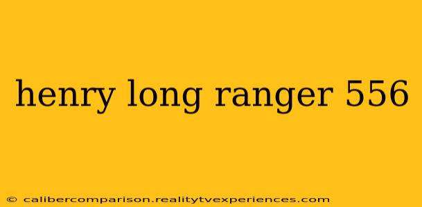 henry long ranger 556