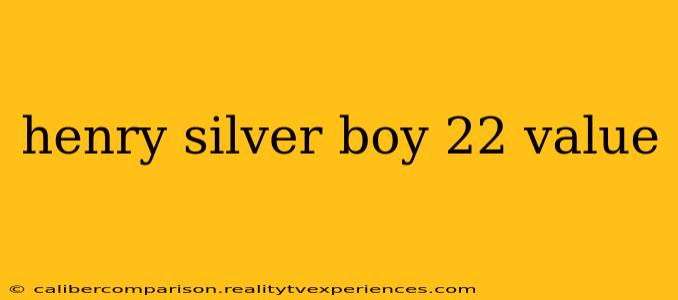 henry silver boy 22 value