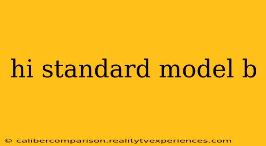 hi standard model b