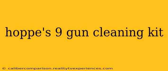 hoppe's 9 gun cleaning kit