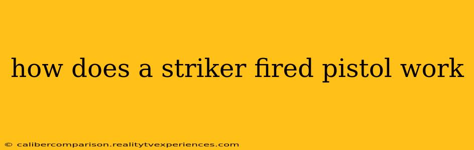 how does a striker fired pistol work