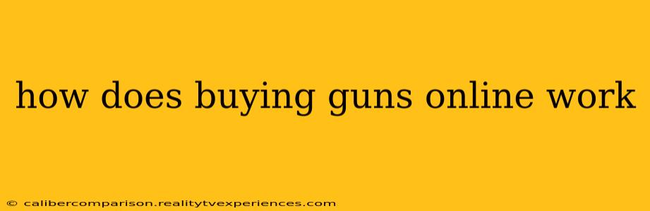 how does buying guns online work