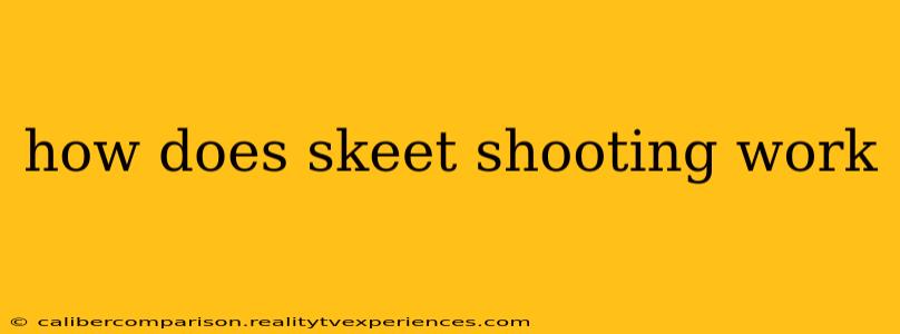 how does skeet shooting work