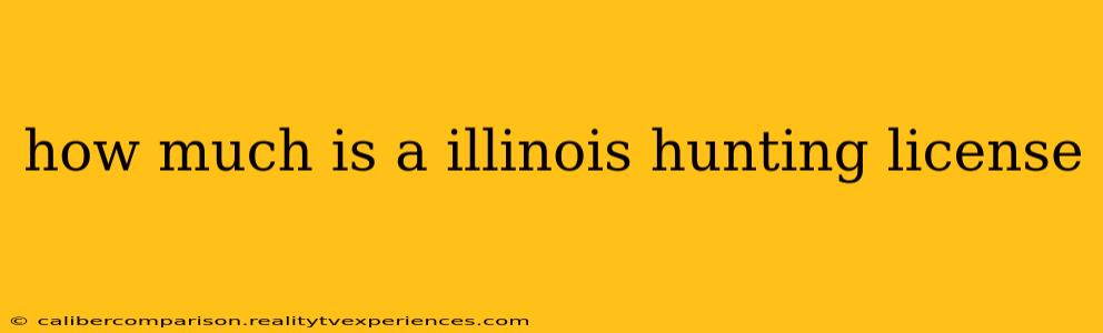 how much is a illinois hunting license