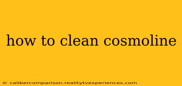 how to clean cosmoline