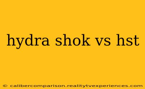 hydra shok vs hst