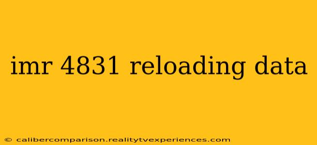 imr 4831 reloading data