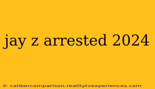 jay z arrested 2024