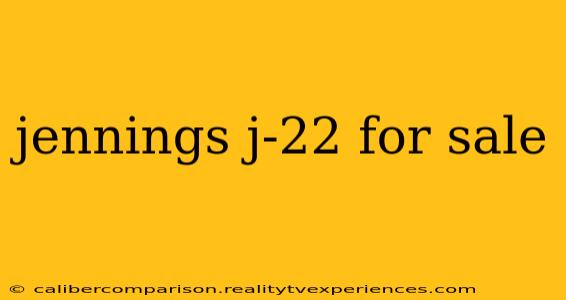 jennings j-22 for sale