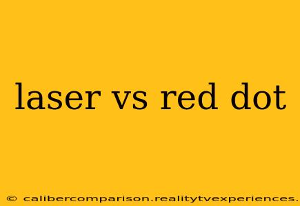 laser vs red dot