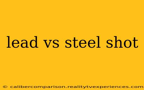 lead vs steel shot