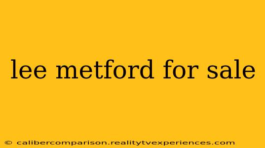 lee metford for sale