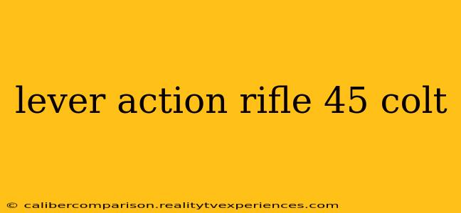 lever action rifle 45 colt