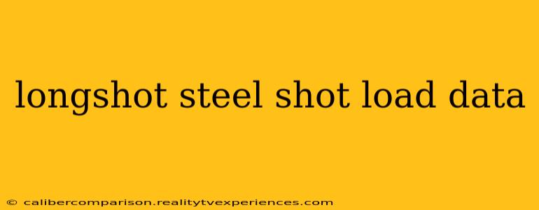 longshot steel shot load data